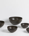 Set de 8 bols en métal