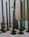 Soliflore fin en métal noir