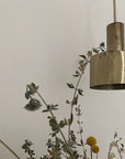 Suspension tube cloche en métal