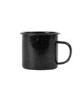 Tasse en émail noir