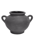 Vase en argile Léon - noir