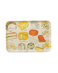 Plateau en lin fromages par Isabelle Boinot