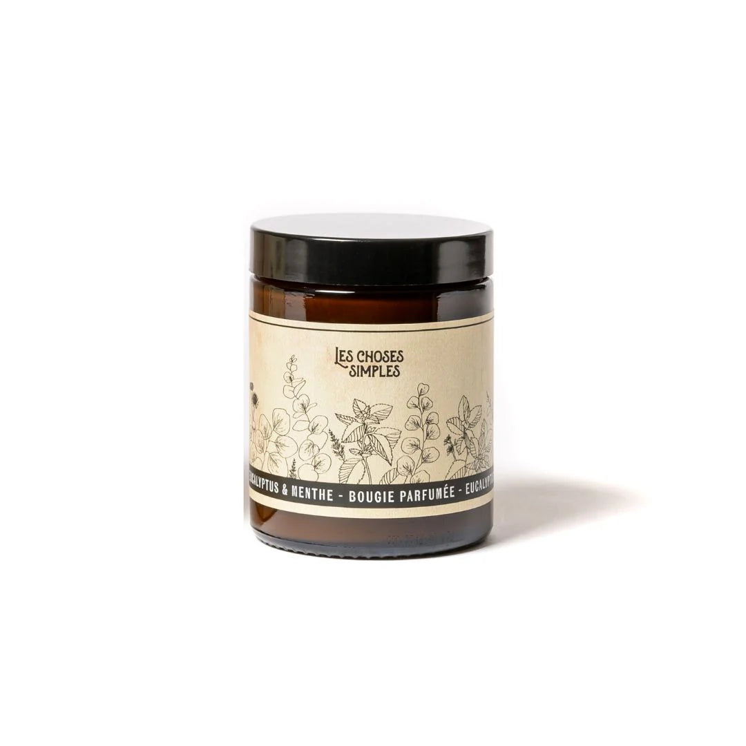 Bougie parfumée "Eucalyptus & Menthe" - Les Choses Simples