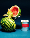 Bougie parfumée Poolside Dips & Watermelon Sips (Notes de Melon, Thé vert & Jasmin) - Boogie Bougie