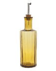 Bouteille à huile ou vinaigre en verre recyclé couleur ambre 30cl