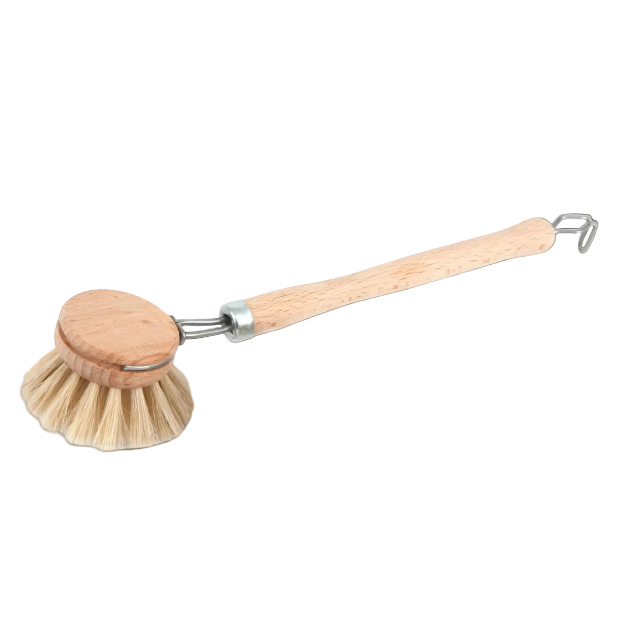 Brosse à vaisselle du quotidien – Fibre de tampico &amp; manche en bouleau huilé