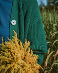 Cardigan Maté coton Herbe Verte 
