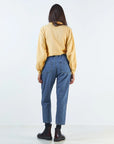 Pantalon Carotte Denim Blue - Poudre Organic