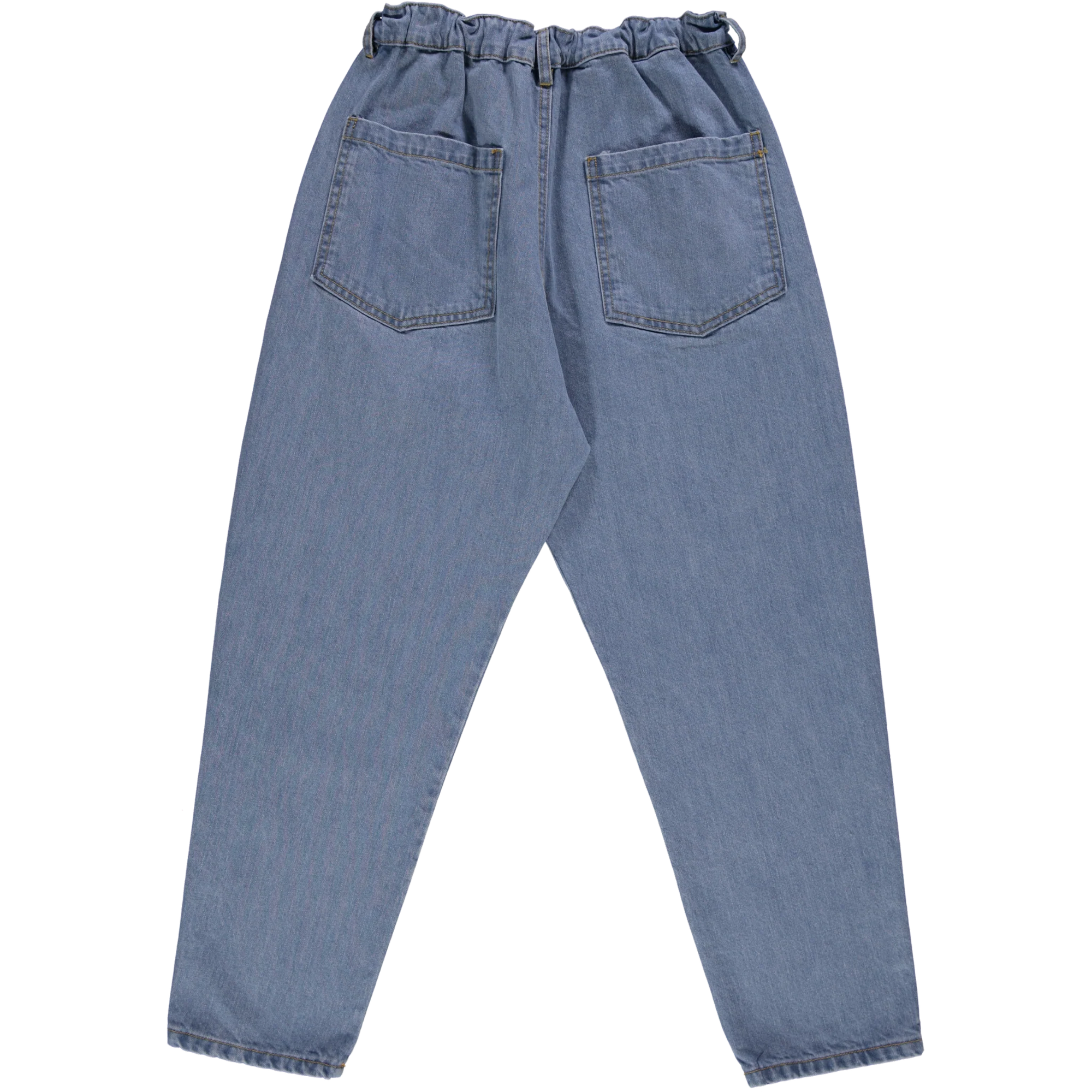 Pantalon Carotte Denim Blue - Poudre Organic