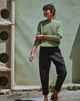 Pantalon Carotte Denim Noir - Poudre Organic