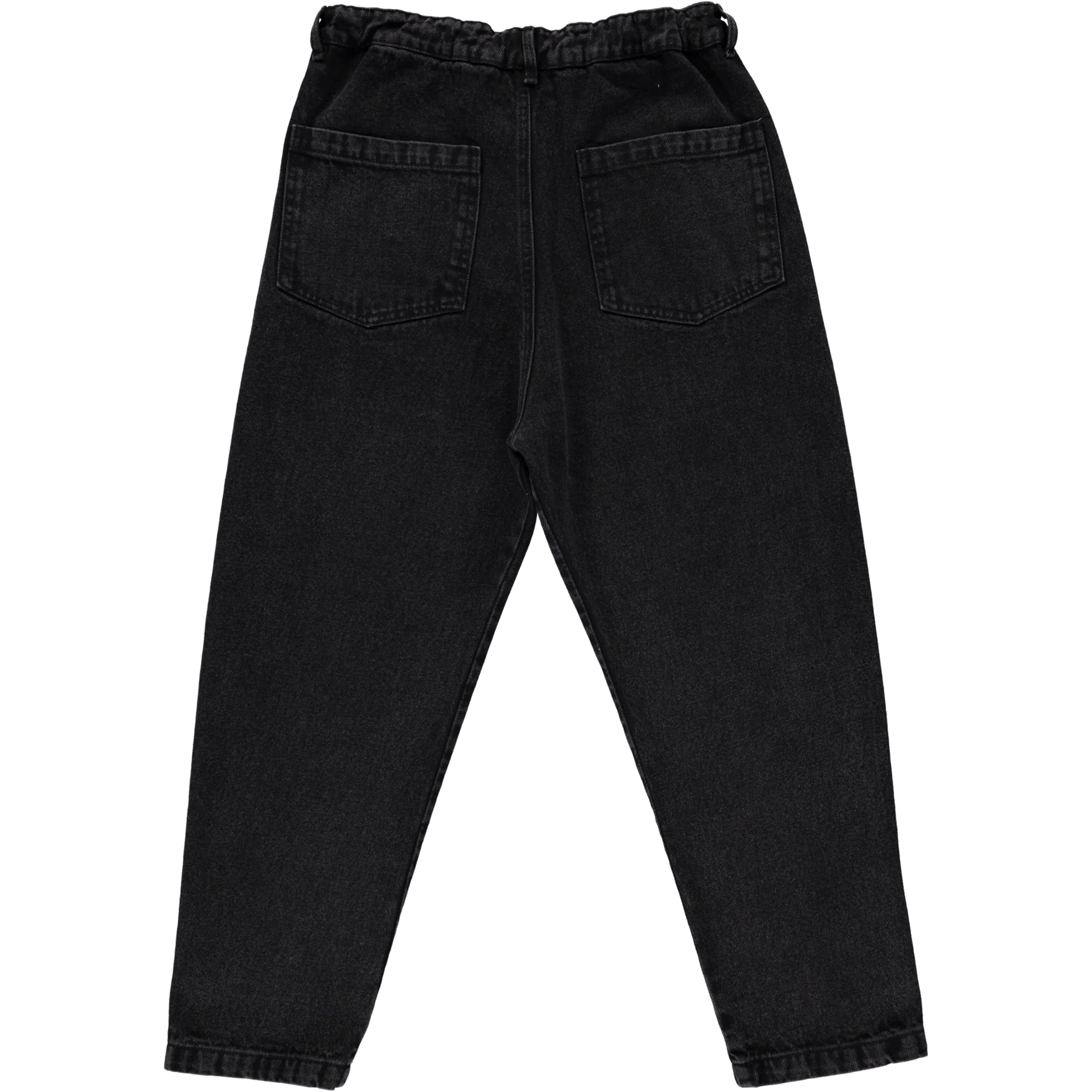 Pantalon Carotte Denim Noir - Poudre Organic