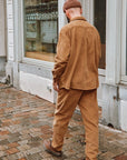 Pantalon Coquelicot Velours Côtelé Dull Gold - Poudre Organic