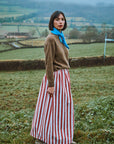 Pull Thé laine Speckled Brown - Poudre Organic