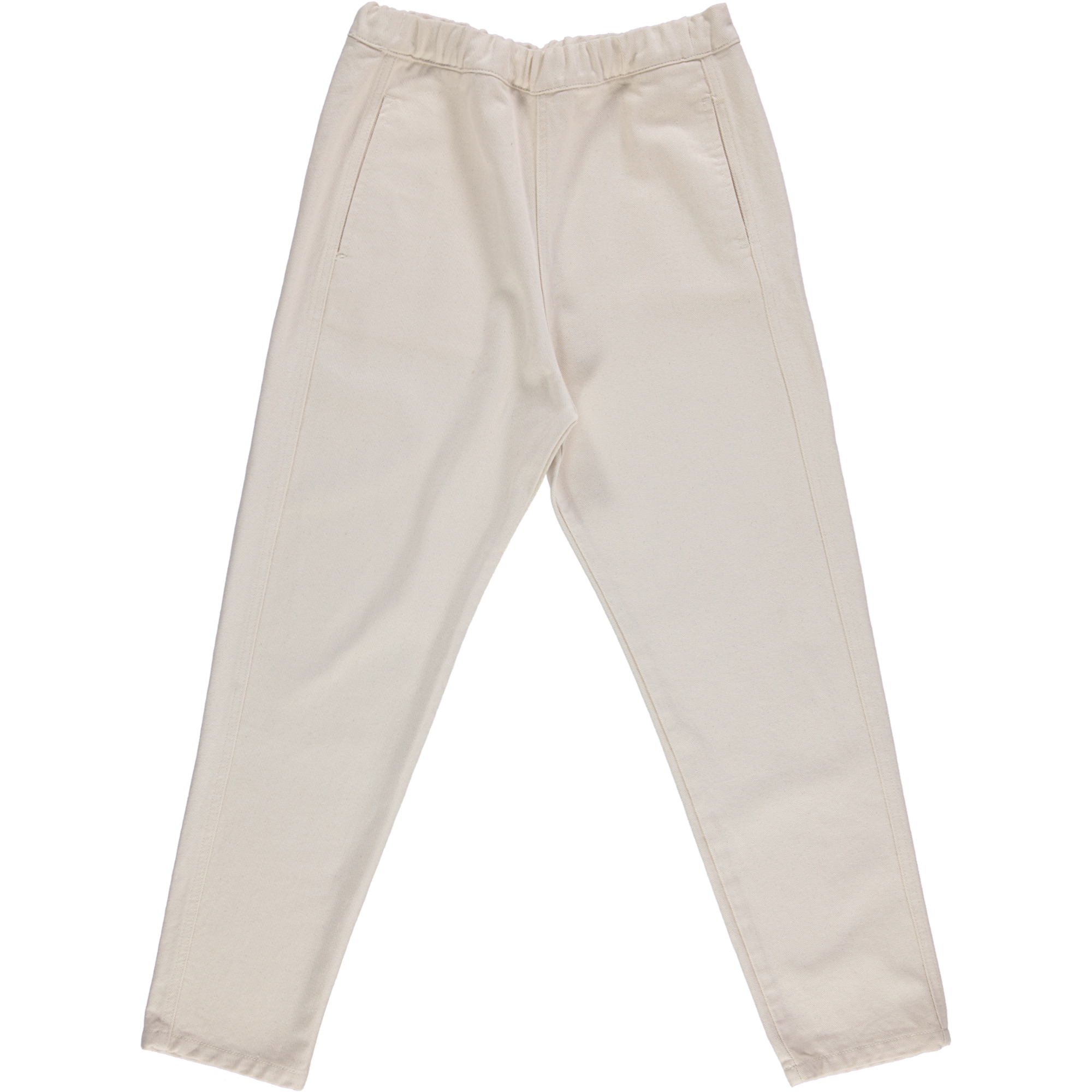 Pantalon coquelicot denim écru - Poudre Organic