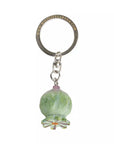 Porte-clés en bois Capsule de Coquelicot