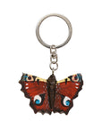 Porte-clés en bois Papillon de Jour