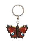Porte-clés en bois Papillon de Jour