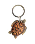 Porte-clés en bois Tortue de mer