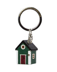 Porte-clés en bois Maison Verte