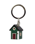 Porte-clés en bois Maison Verte