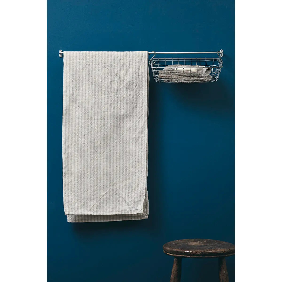 Porte-serviettes en fer zingue Maison Farigoulette