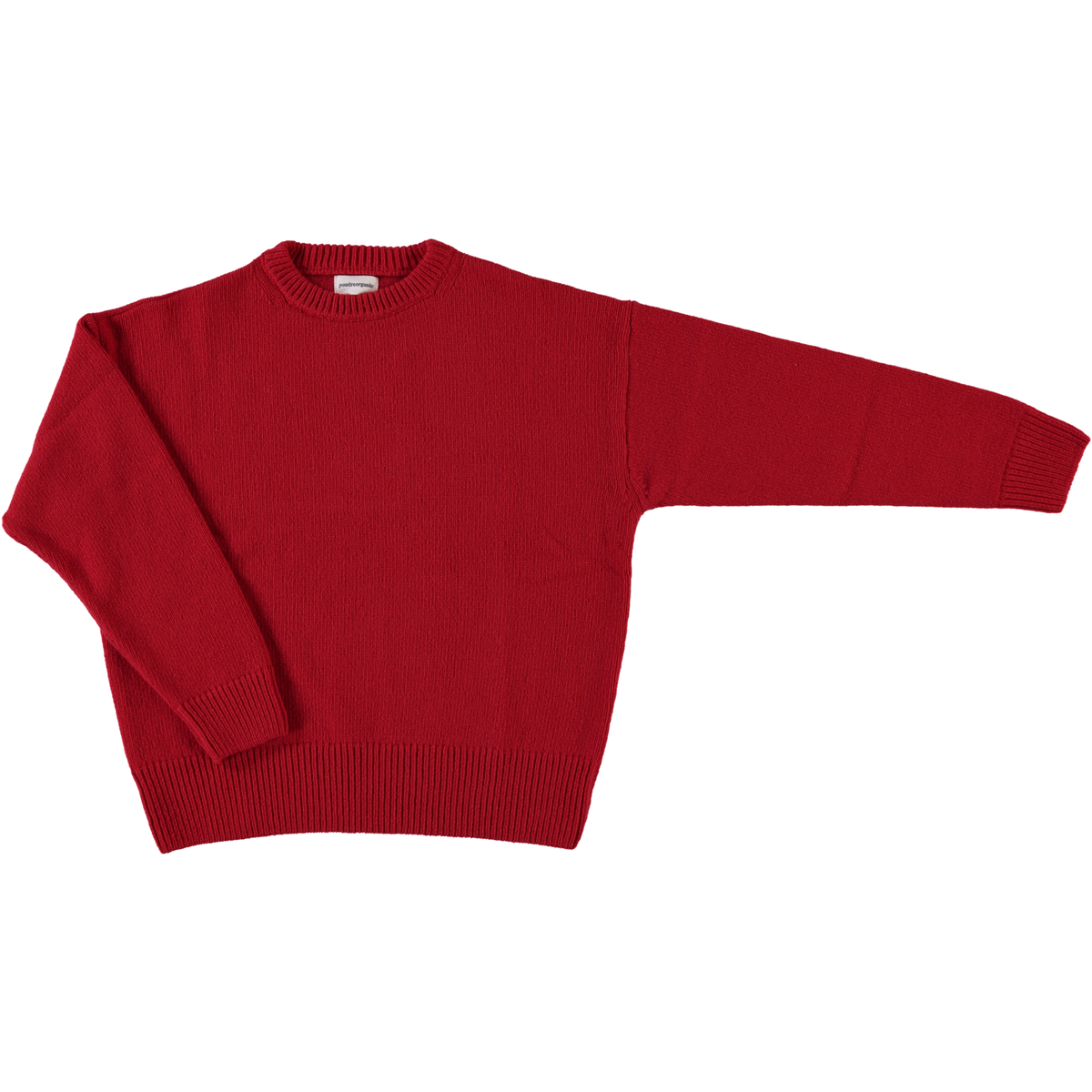 Pull Azalée laine Scarlett Red - Poudre Organic