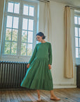 Robe Gaura Deep Grass Green - Poudre Organic x Maison Farigoulette