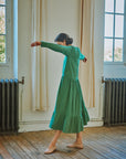 Robe Gaura Deep Grass Green - Poudre Organic x Maison Farigoulette