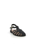 Sandales_Sunville_en_cuir_noir_mat_-_Meduse_x_Maison_Farigoulette