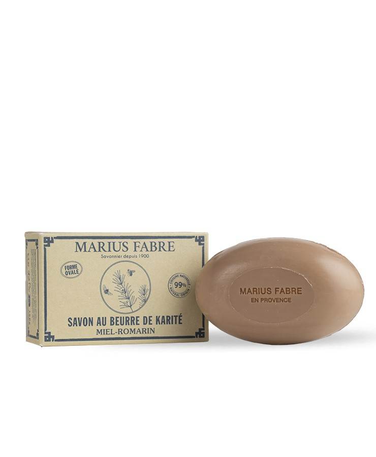Savonnette parfumée Miel-Romarin - 150g - sans huile de palme - Marius Fabre Maison Farigoulette