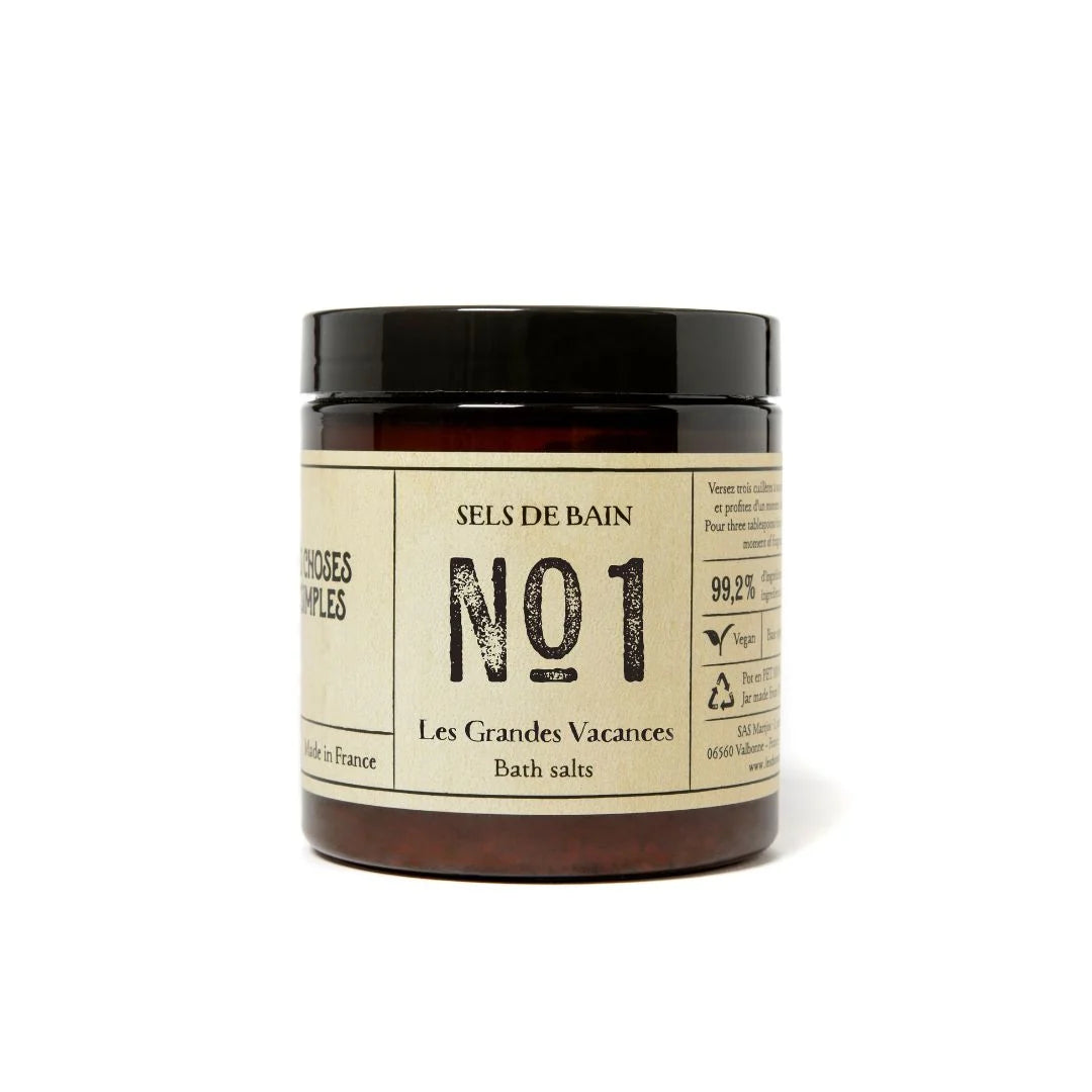 Sels de bain « N°1 Les Grandes Vacances » – 250 g – Les Choses Simples