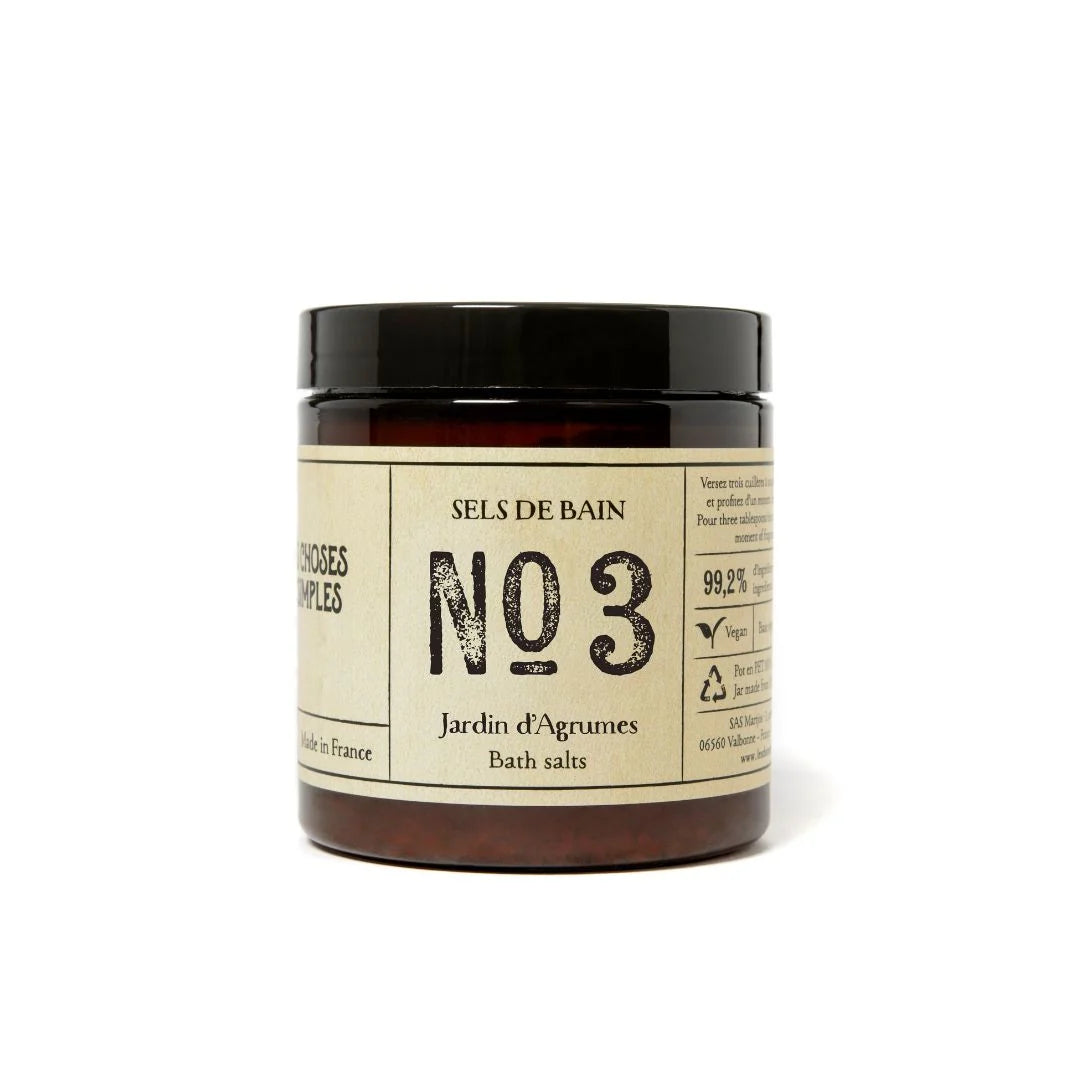 Sels de bain « N°3 Jardin d'Agrumes » – 250 g – Les Choses Simples