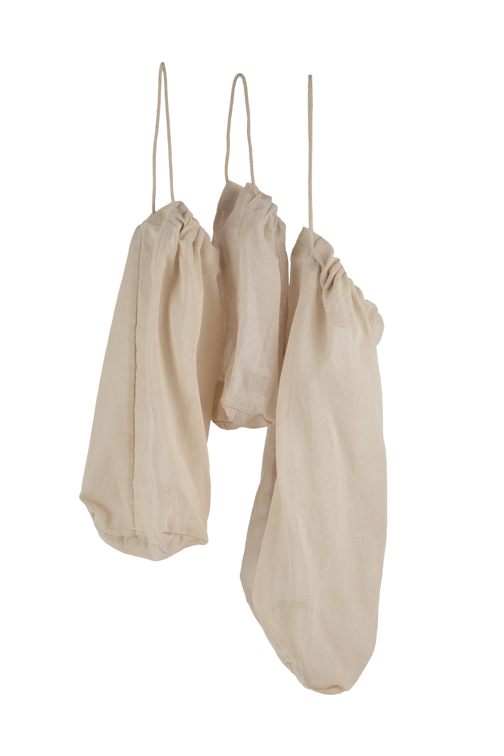 Food Bag en coton bio set de 3 - The Organic Company