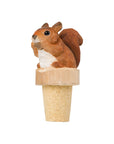 Bouchon de bouteille en bois sculpté à la main – Écureuil (Copie)