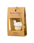 Bouchon de bouteille en bois sculpté à la main – Canard