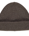 Bonnet Beanie laine Brown Caribou - Poudre Organic