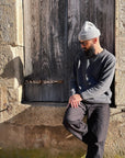 Bonnet Beanie laine mist - Poudre Organic