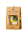 Bouchon de bouteille en bois sculpté à la main – Mésange