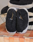 Chaussons en laine - Black