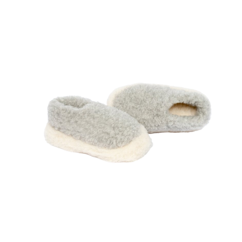 Chaussons en laine - Light Grey