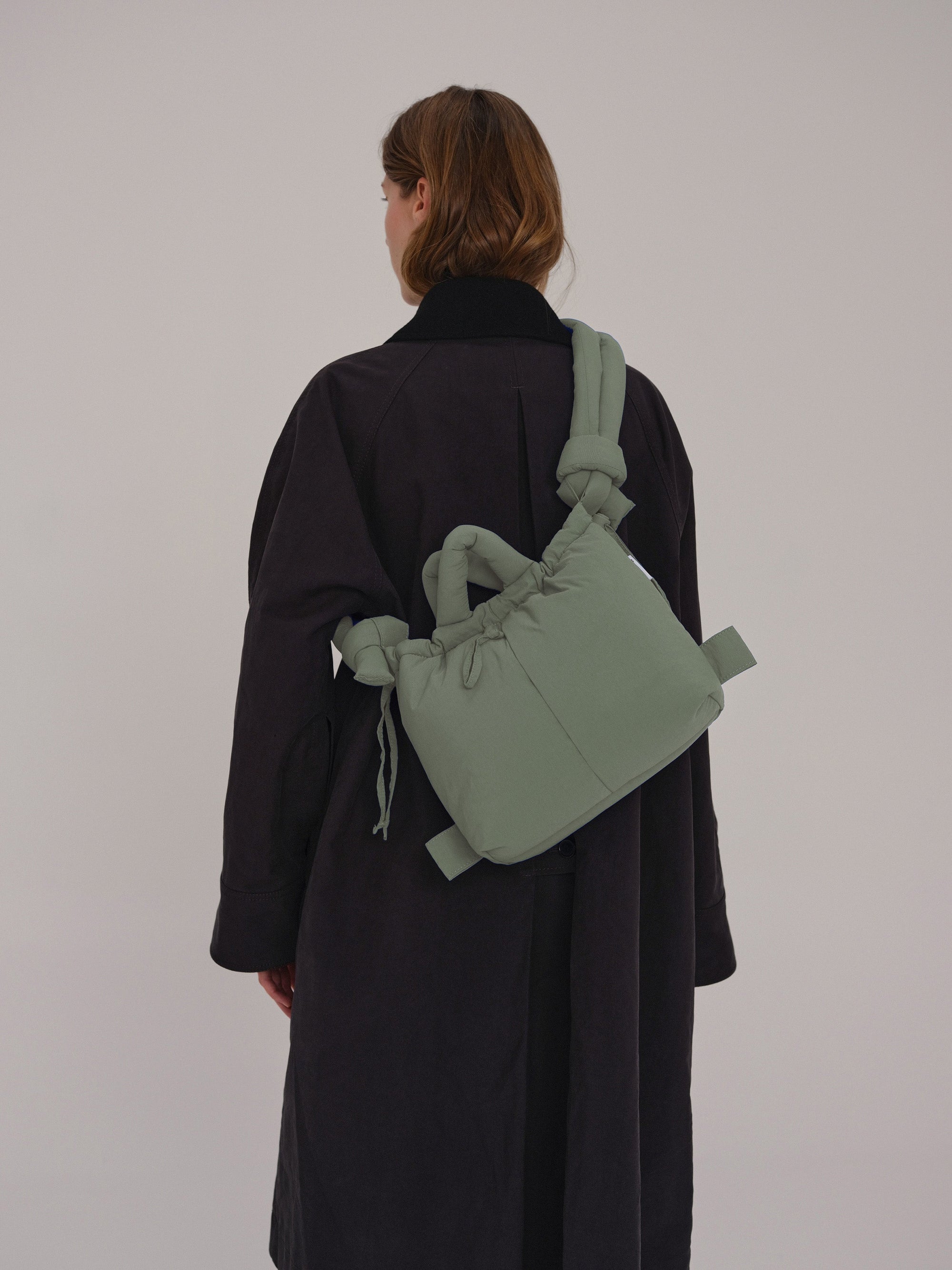sac en nylon imperméable couleur sauge
