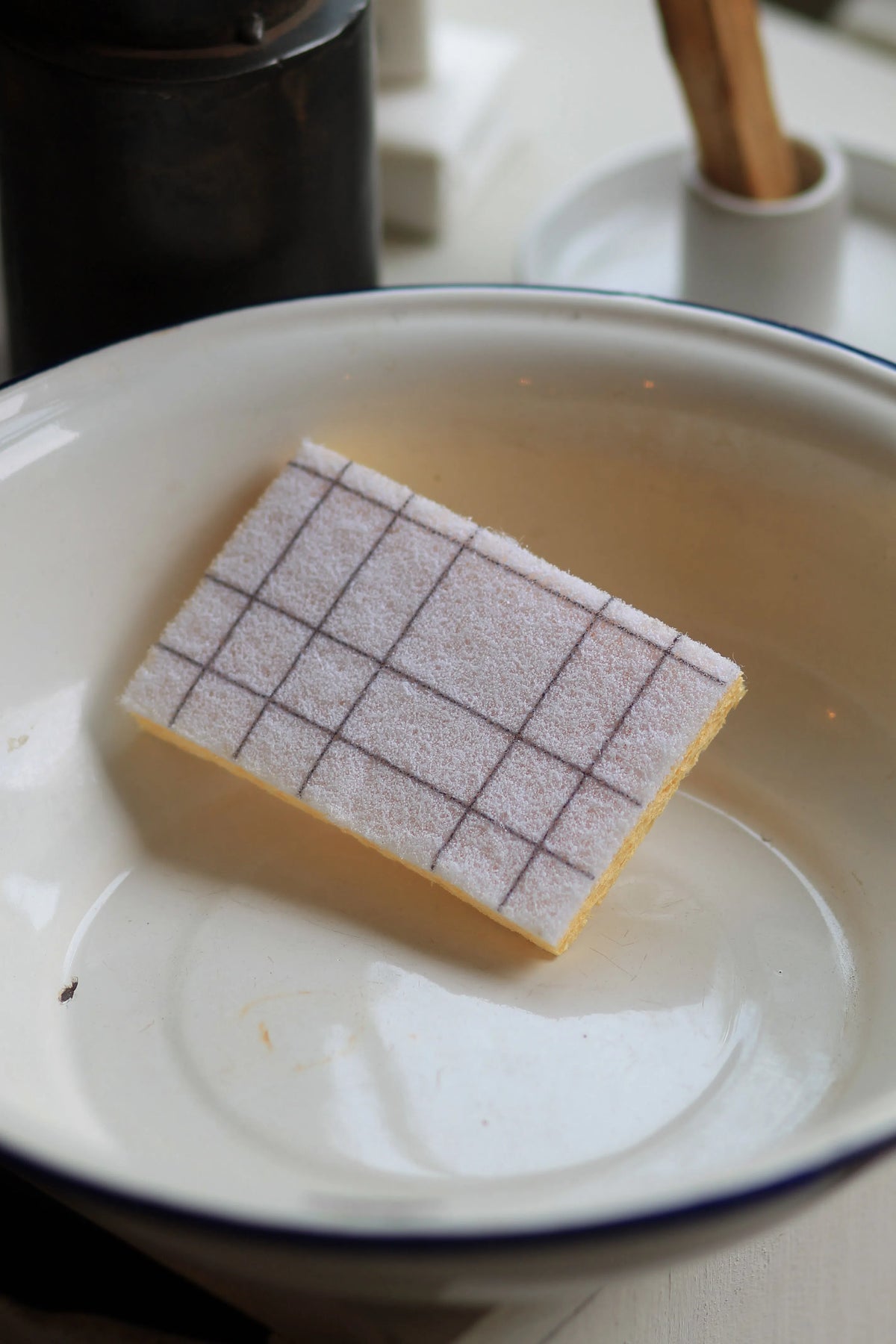 eponge de cuisine à carreaux maison farigoulette