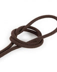 Câble électrique textile Lin Marron - 2x0,75mm²