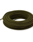 Câble électrique textile Vert Kaki - 2x0,75mm²