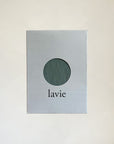Housse de couette Louise percale de coton bio vert épicéa - lavie