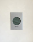 Taie d'oreiller Louise percale de coton bio vert épicéa - lavie