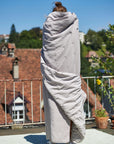 Édredon Nora gaze de coton lavande - lavie