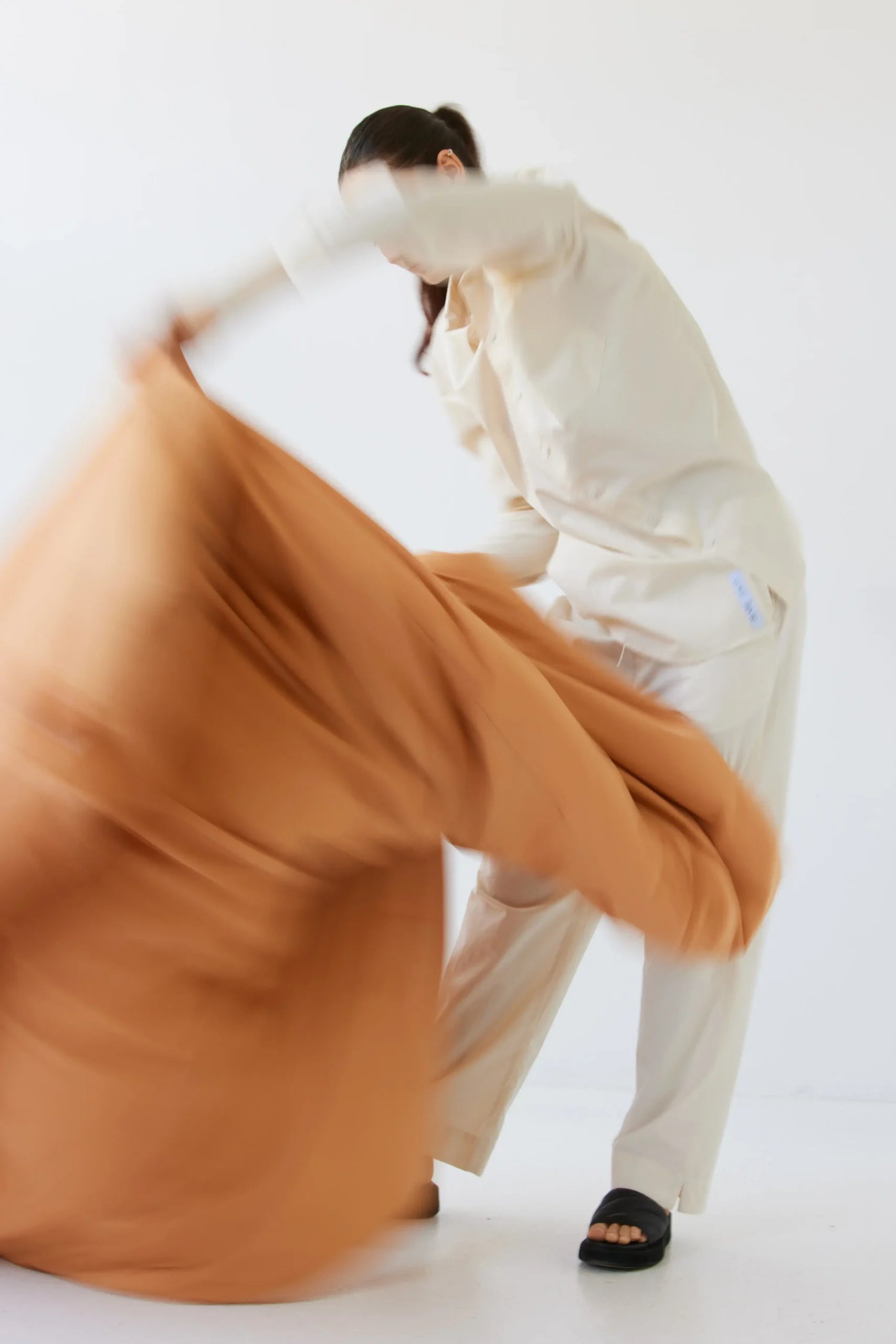 Pantalon Yoko en coton bio non teint - lavie