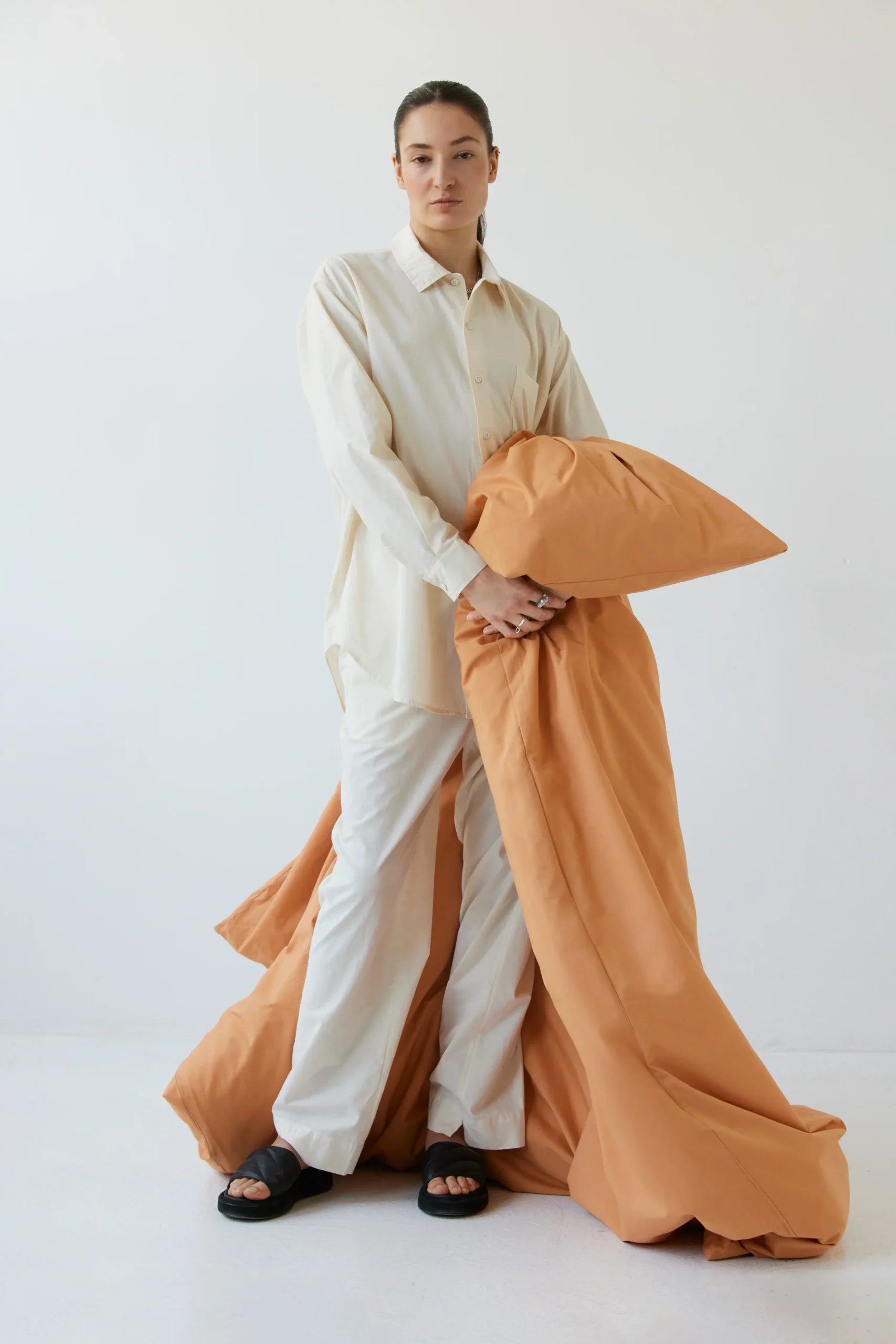 Pantalon Yoko en coton bio non teint - lavie
