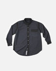 Chemise Yoko en coton bio washed black - lavie